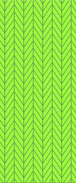 Green Chevron Tile Acrylic Shower Wall Panel 2440mm x 1220mm (3mm Thick) - CladdTech