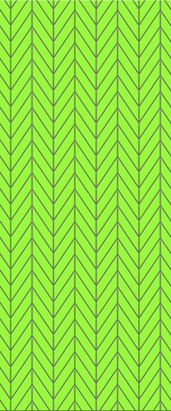 Green Chevron Tile Acrylic Shower Wall Panel 2440mm x 1220mm (3mm Thick) - CladdTech