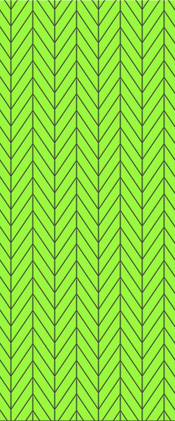 Green Chevron Tile Acrylic Shower Wall Panel 2440mm x 1220mm (3mm Thick) - CladdTech