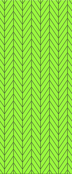 Green Chevron Tile Acrylic Shower Wall Panel 2440mm x 1220mm (3mm Thick) - CladdTech