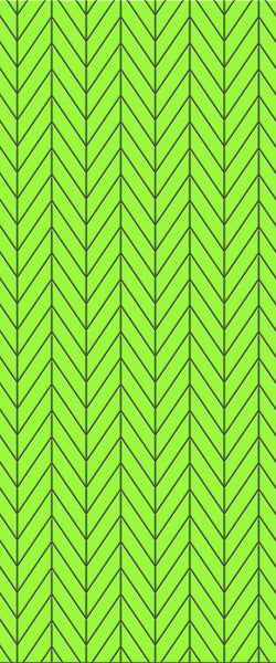 Green Chevron Tile Acrylic Shower Wall Panel 2440mm x 1220mm (3mm Thick) - CladdTech