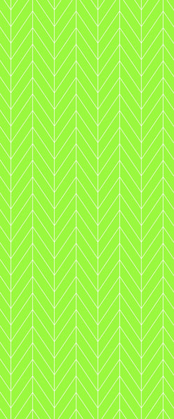 Green Chevron Tile Acrylic Shower Wall Panel 2440mm x 1220mm (3mm Thick) - CladdTech