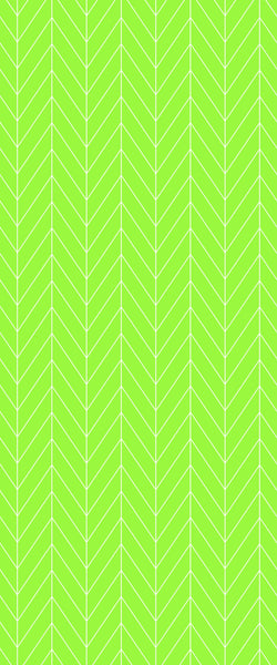 Green Chevron Tile Acrylic Shower Wall Panel 2440mm x 1220mm (3mm Thick) - CladdTech