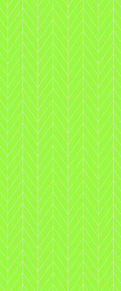 Green Chevron Tile Acrylic Shower Wall Panel 2440mm x 1220mm (3mm Thick) - CladdTech