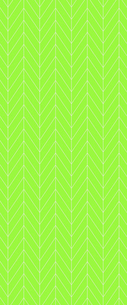 Green Chevron Tile Acrylic Shower Wall Panel 2440mm x 1220mm (3mm Thick) - CladdTech