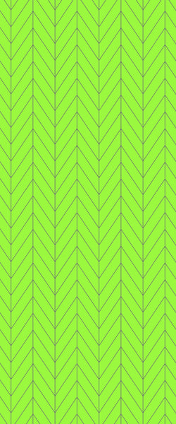 Green Chevron Tile Acrylic Shower Wall Panel 2440mm x 1220mm (3mm Thick) - CladdTech