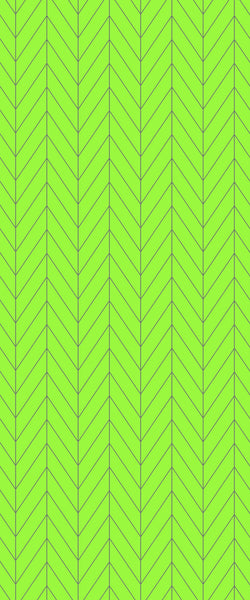 Green Chevron Tile Acrylic Shower Wall Panel 2440mm x 1220mm (3mm Thick) - CladdTech