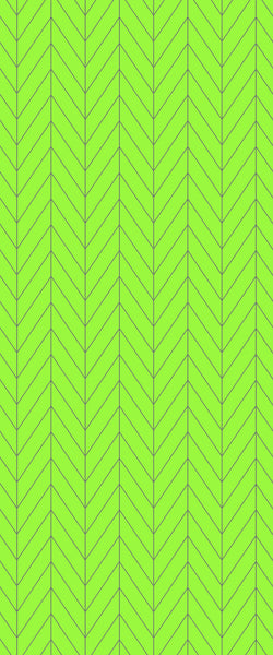 Green Chevron Tile Acrylic Shower Wall Panel 2440mm x 1220mm (3mm Thick) - CladdTech