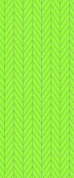 Green Chevron Tile Acrylic Shower Wall Panel 2440mm x 1220mm (3mm Thick) - CladdTech