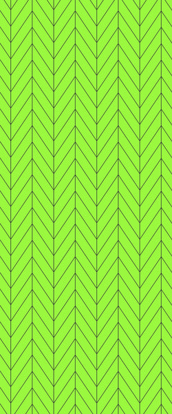 Green Chevron Tile Acrylic Shower Wall Panel 2440mm x 1220mm (3mm Thick) - CladdTech