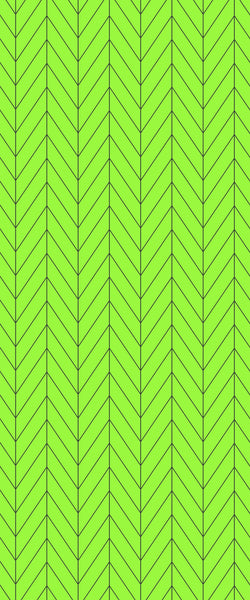 Green Chevron Tile Acrylic Shower Wall Panel 2440mm x 1220mm (3mm Thick) - CladdTech