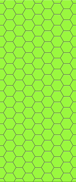 Green Hexagon Tile Acrylic Shower Wall Panel 2440mm x 1220mm (3mm Thick) - CladdTech