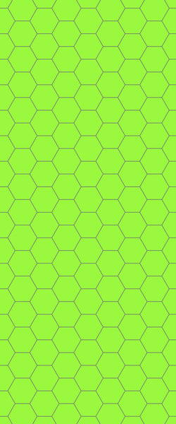 Green Hexagon Tile Acrylic Shower Wall Panel 2440mm x 1220mm (3mm Thick) - CladdTech
