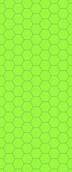 Green Hexagon Tile Acrylic Shower Wall Panel 2440mm x 1220mm (3mm Thick) - CladdTech