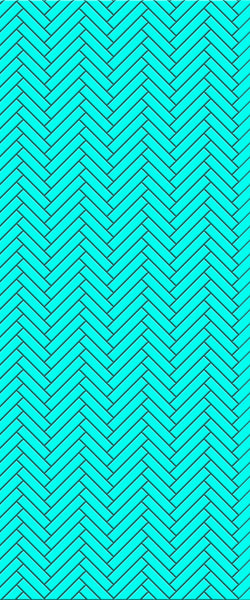 Blue Single Herringbone Tile Acrylic Shower Wall Panel 2440mm x 1220mm (3mm Thick) - CladdTech