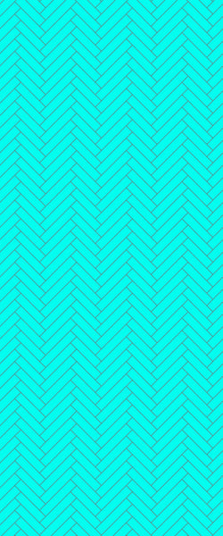 Blue Single Herringbone Tile Acrylic Shower Wall Panel 2440mm x 1220mm (3mm Thick) - CladdTech