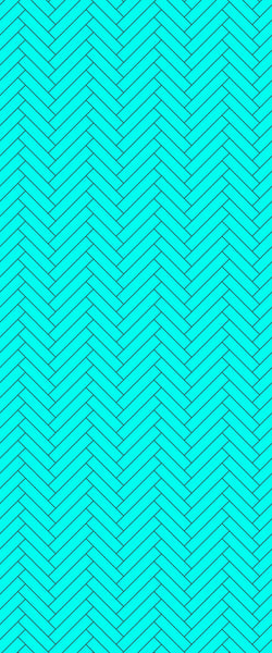 Blue Single Herringbone Tile Acrylic Shower Wall Panel 2440mm x 1220mm (3mm Thick) - CladdTech