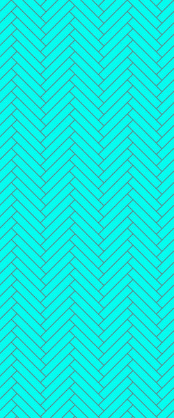 Blue Double Herringbone Tile Acrylic Shower Wall Panel 2440mm x 1220mm (3mm Thick) - CladdTech