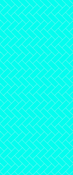 Blue Diagonal Herringbone Tile Acrylic Shower Wall Panel 2440mm x 1220mm (3mm Thick) - CladdTech