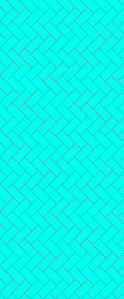 Blue Diagonal Herringbone Tile Acrylic Shower Wall Panel 2440mm x 1220mm (3mm Thick) - CladdTech