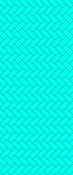 Blue Diagonal Herringbone Tile Acrylic Shower Wall Panel 2440mm x 1220mm (3mm Thick) - CladdTech