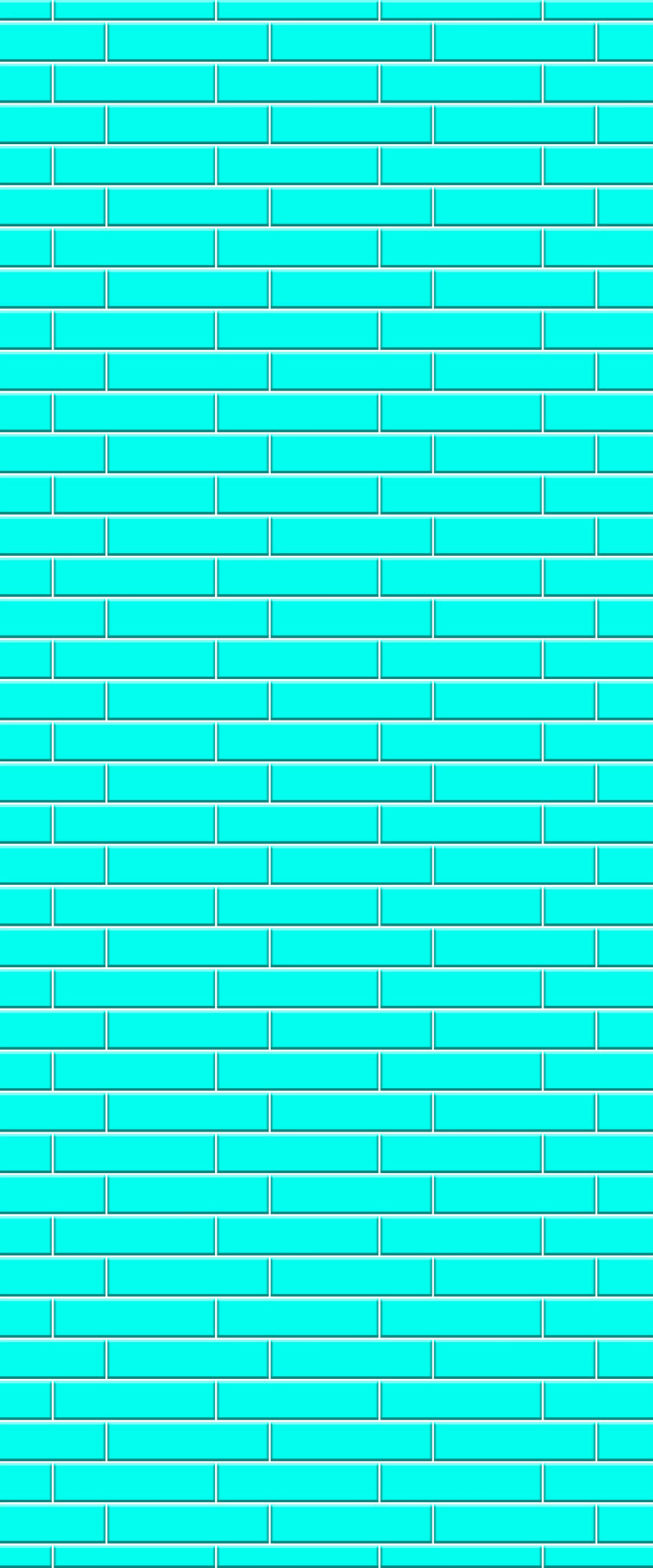 Blue Brickslips Acrylic Shower Wall Panel 2440mm x 1220mm (3mm Thick) - CladdTech