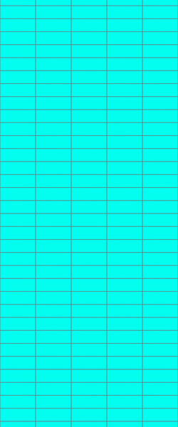 Blue Horizontal Block Acrylic Shower Wall Panel 2440mm x 1220mm (3mm Thick) - CladdTech