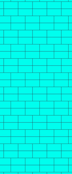 Blue Brickbond Acrylic Shower Wall Panel 2440mm x 1220mm (3mm Thick) - CladdTech