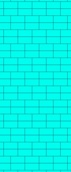 Blue Brickbond Acrylic Shower Wall Panel 2440mm x 1220mm (3mm Thick) - CladdTech