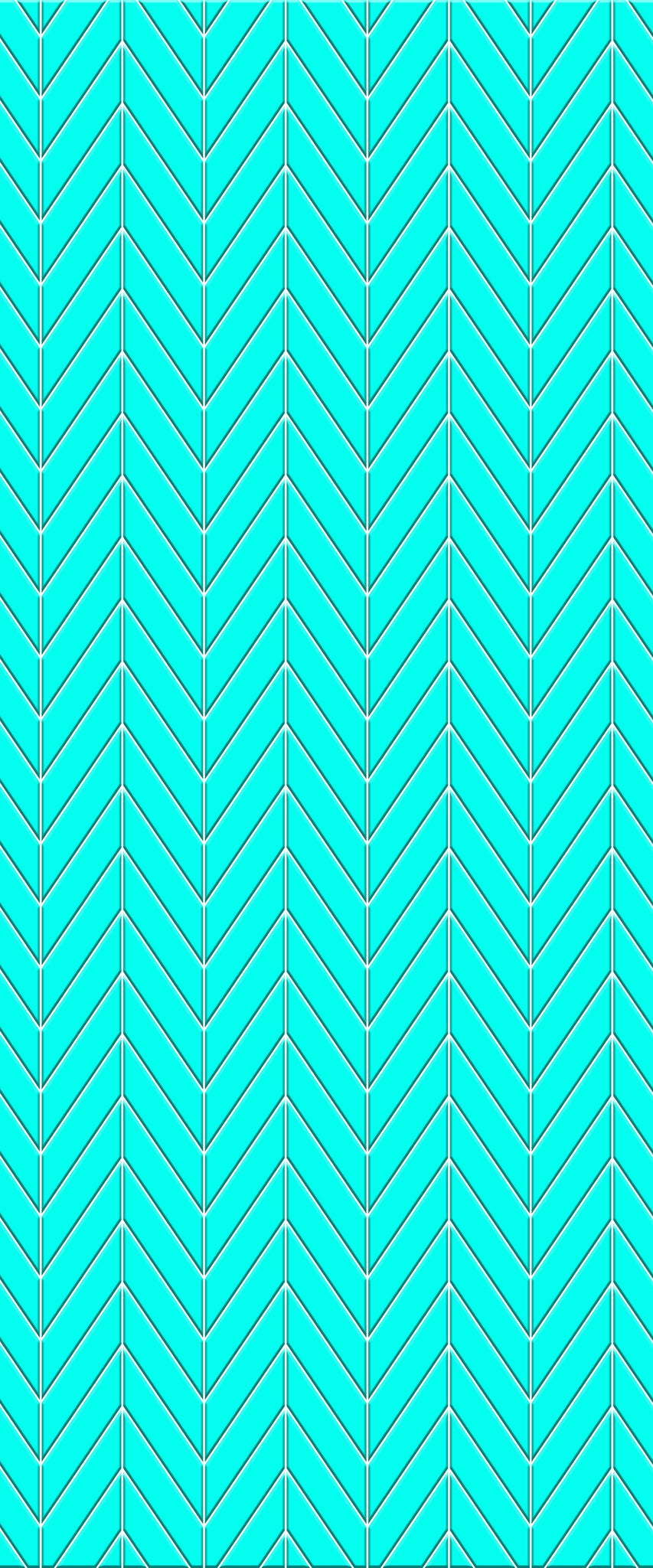 Blue Chevron Acrylic Shower Wall Panel 2440mm x 1220mm (3mm Thick) - CladdTech