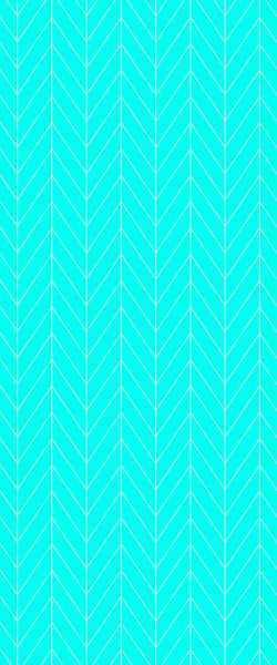 Blue Chevron Acrylic Shower Wall Panel 2440mm x 1220mm (3mm Thick) - CladdTech