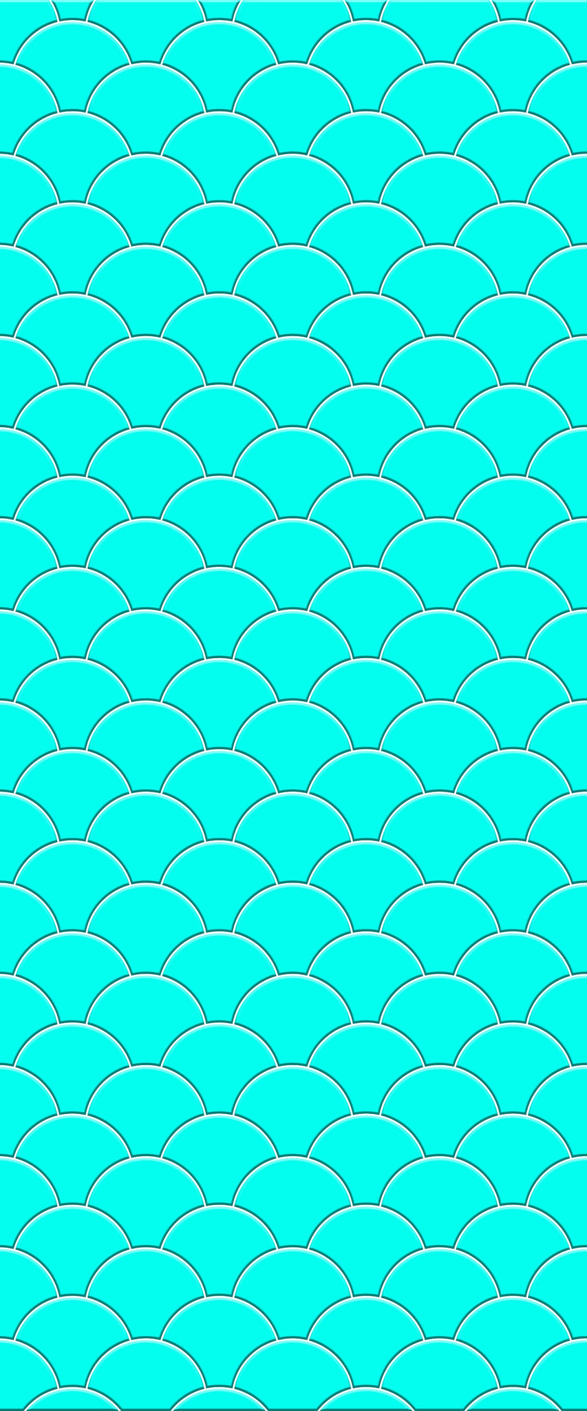 Blue Fishscales Acrylic Shower Wall Panel 2440mm x 1220mm (3mm Thick) - CladdTech