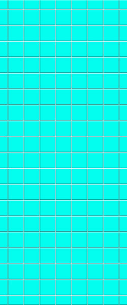 Blue Checkerboard Acrylic Shower Wall Panel 2440mm x 1220mm (3mm Thick) - CladdTech