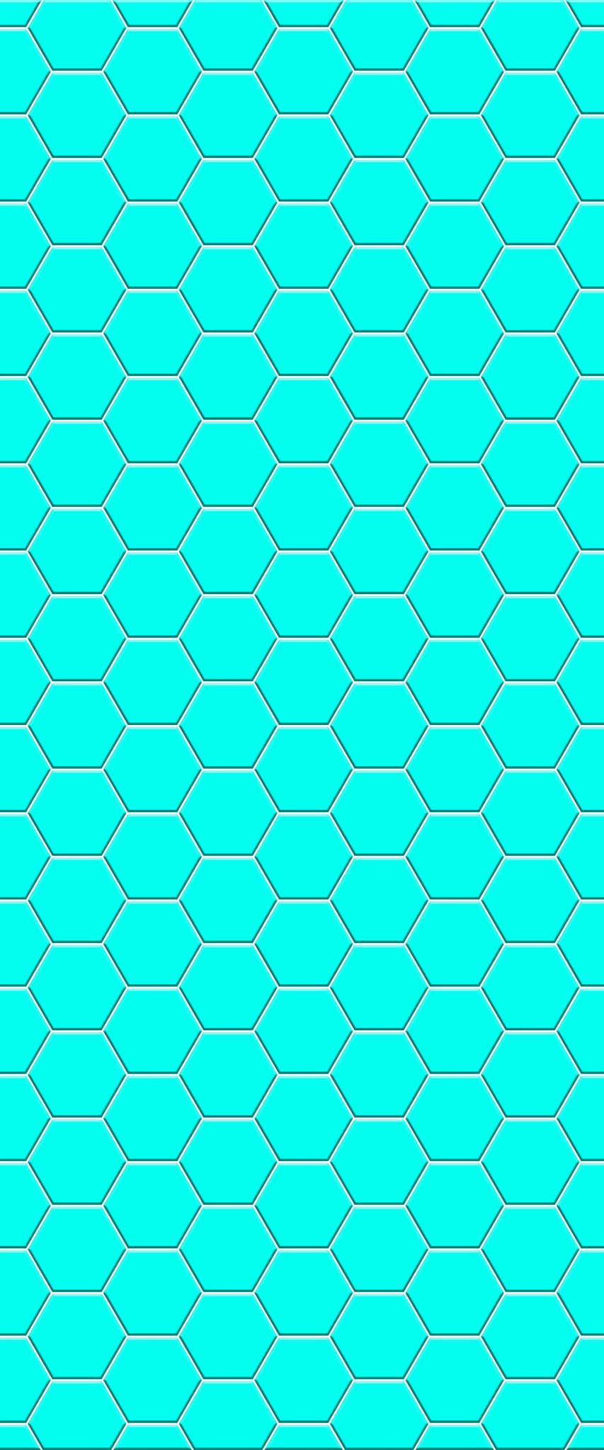 Blue Hexagons Acrylic Shower Wall Panel 2440mm x 1220mm (3mm Thick) - CladdTech