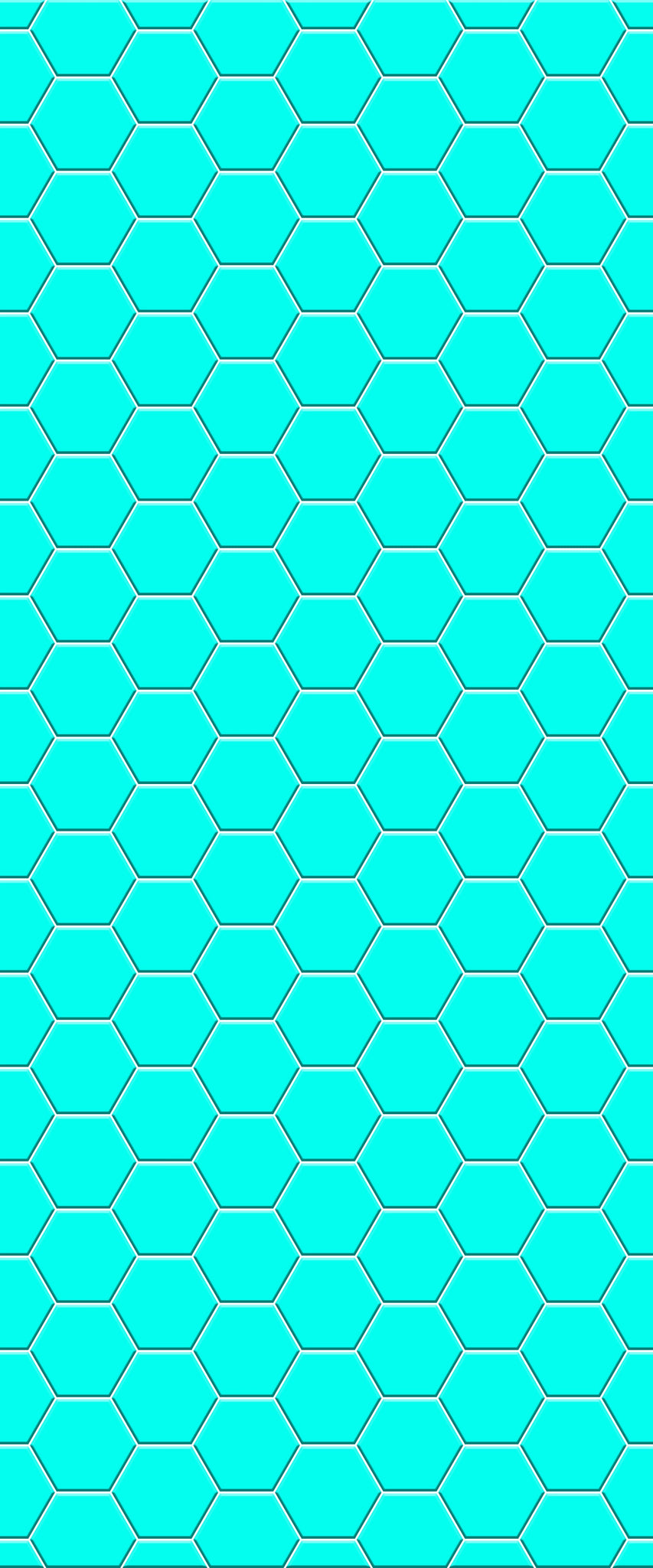 Blue Hexagons Acrylic Shower Wall Panel 2440mm x 1220mm (3mm Thick) - CladdTech