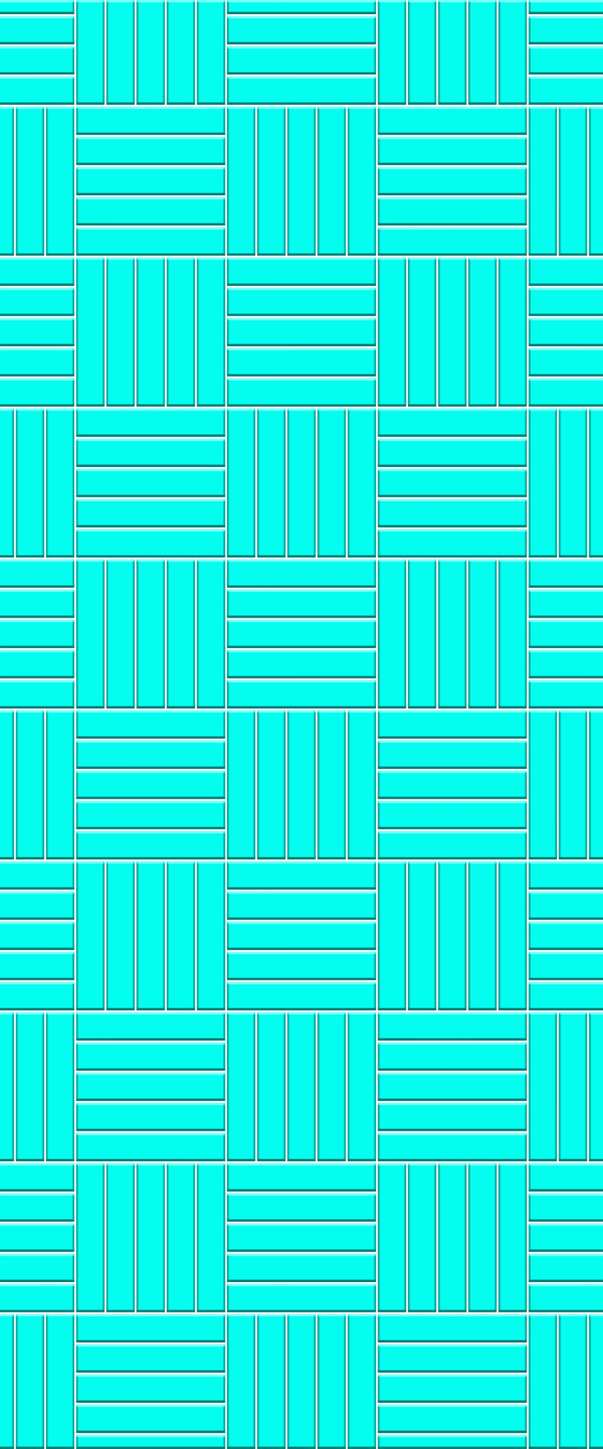 Blue Mosaic Acrylic Shower Wall Panel 2440mm x 1220mm (3mm Thick) - CladdTech