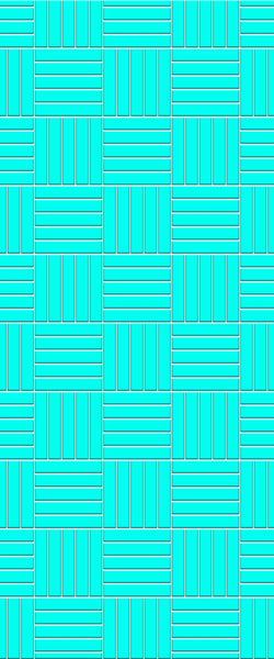 Blue Mosaic Acrylic Shower Wall Panel 2440mm x 1220mm (3mm Thick) - CladdTech