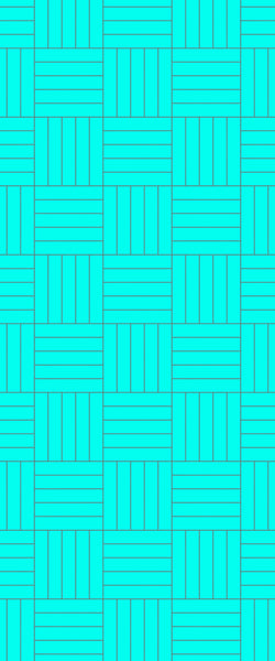 Blue Mosaic Acrylic Shower Wall Panel 2440mm x 1220mm (3mm Thick) - CladdTech