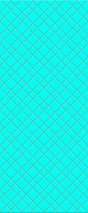 Blue Basket Weave Acrylic Shower Wall Panel 2440mm x 1220mm (3mm Thick) - CladdTech