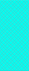 Blue Basket Weave Acrylic Shower Wall Panel 2440mm x 1220mm (3mm Thick) - CladdTech