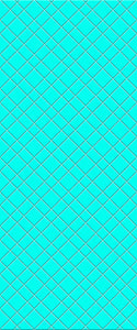 Blue Basket Weave Acrylic Shower Wall Panel 2440mm x 1220mm (3mm Thick) - CladdTech