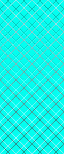 Blue Basket Weave Acrylic Shower Wall Panel 2440mm x 1220mm (3mm Thick) - CladdTech