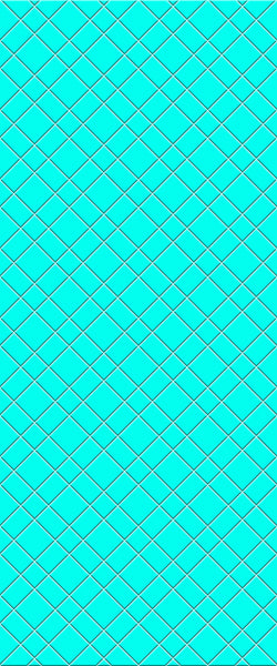 Blue Basket Weave Acrylic Shower Wall Panel 2440mm x 1220mm (3mm Thick) - CladdTech
