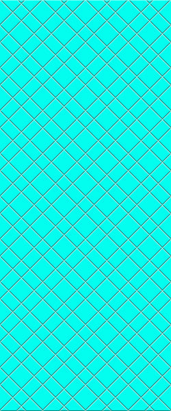 Blue Basket Weave Acrylic Shower Wall Panel 2440mm x 1220mm (3mm Thick) - CladdTech