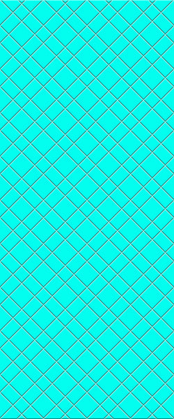 Blue Basket Weave Acrylic Shower Wall Panel 2440mm x 1220mm (3mm Thick) - CladdTech