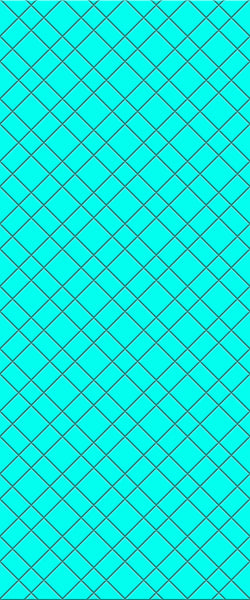 Blue Basket Weave Acrylic Shower Wall Panel 2440mm x 1220mm (3mm Thick) - CladdTech