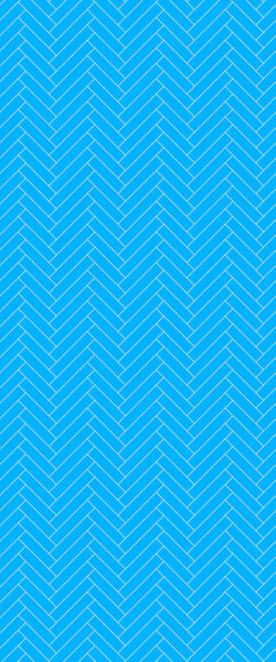 Blue Single Herringbone Tile Acrylic Shower Wall Panel 2440mm x 1220mm (3mm Thick) - CladdTech