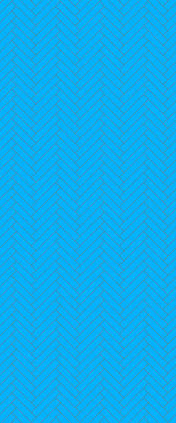 Blue Single Herringbone Tile Acrylic Shower Wall Panel 2440mm x 1220mm (3mm Thick) - CladdTech