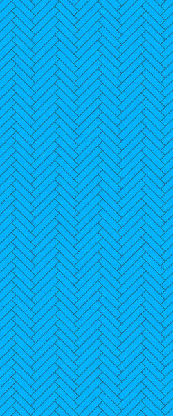 Blue Single Herringbone Tile Acrylic Shower Wall Panel 2440mm x 1220mm (3mm Thick) - CladdTech