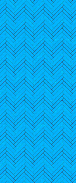 Blue Single Herringbone Tile Acrylic Shower Wall Panel 2440mm x 1220mm (3mm Thick) - CladdTech